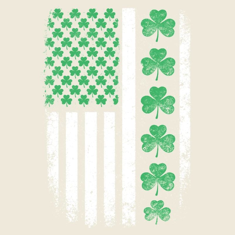Drapeau américain du Trèfle Saint-Patrick