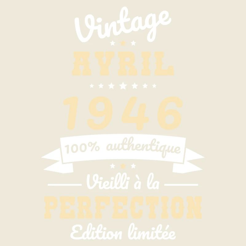 80. Geburtstag – Vintage – April 1946