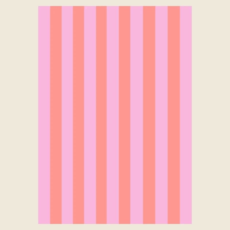 Stripes - Pink Red Customizable
