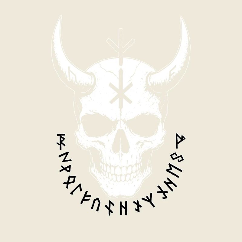BIRD Original – Mystic Circle Skull