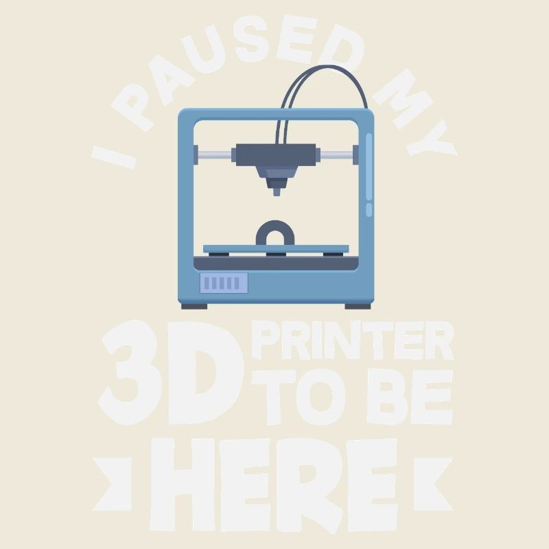 J’ai mis mon imprimante 3D en pause, c’est drôle