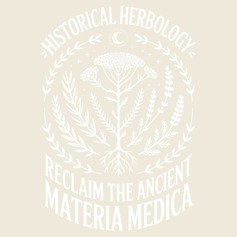 Historisches Kräuterkunde-Emblem