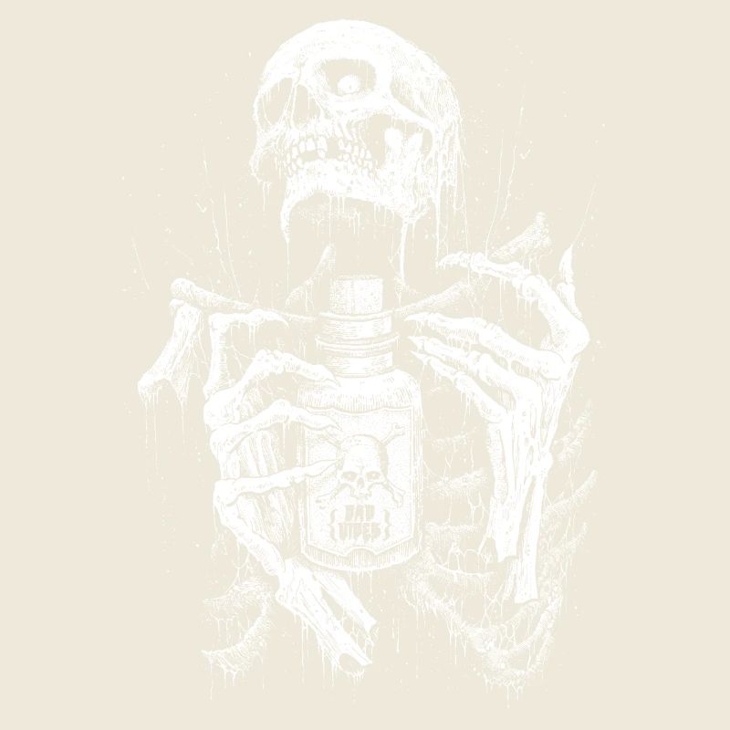 Dripping Skeleton Monochrome