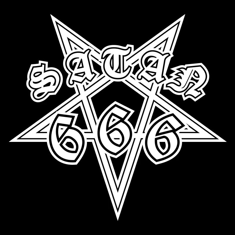 SATAN 666 PENTAGRAM