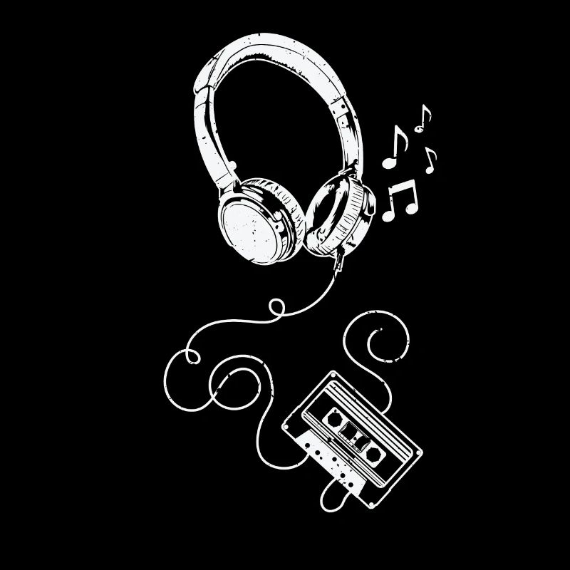 Headphones and cassette