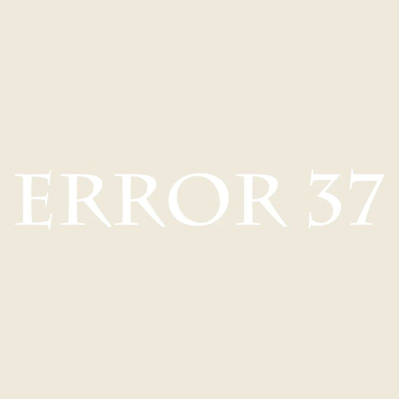 Error 37