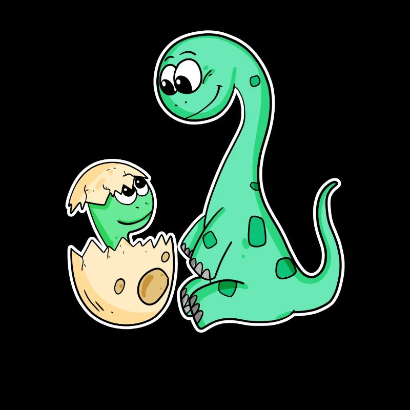 Dinosaurs with Baby Dinosaurs