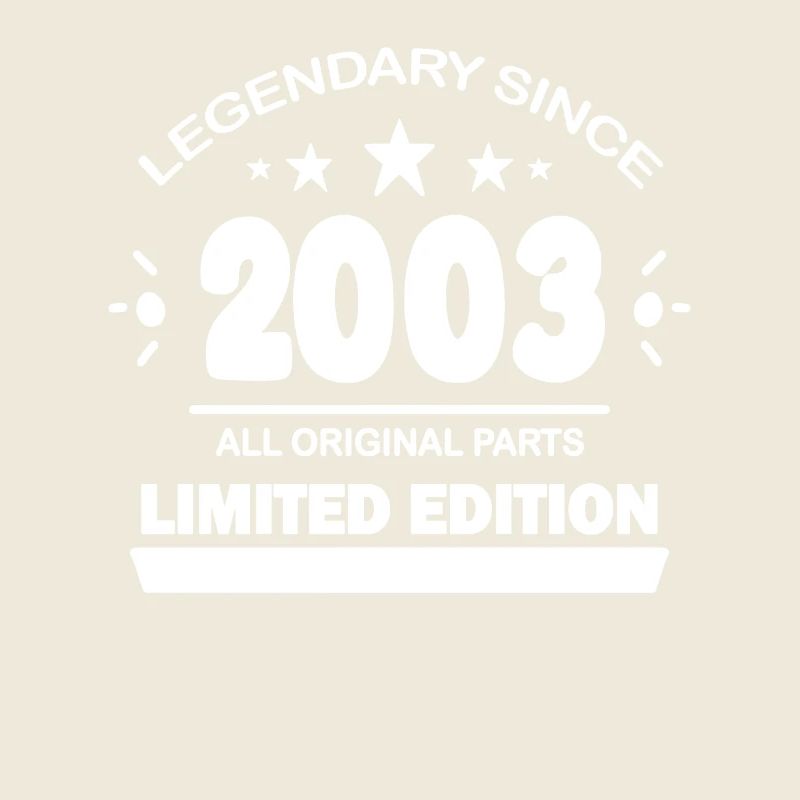 2003 - Né 2003 - Année de construction 2003