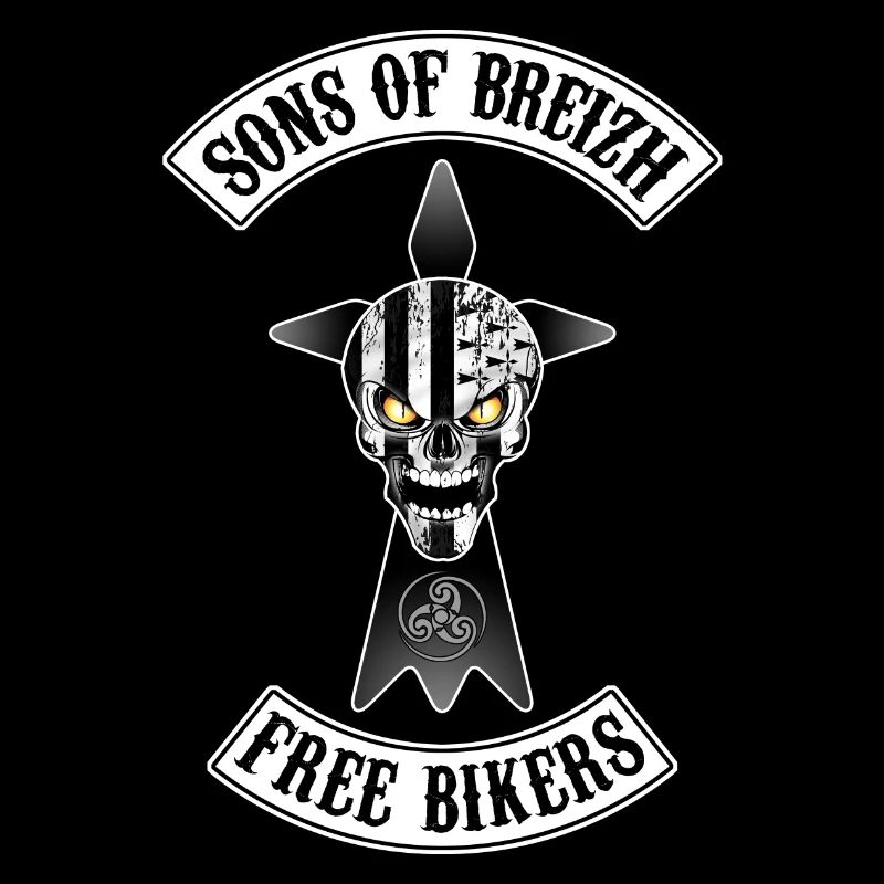 Breizh Bikers skull
