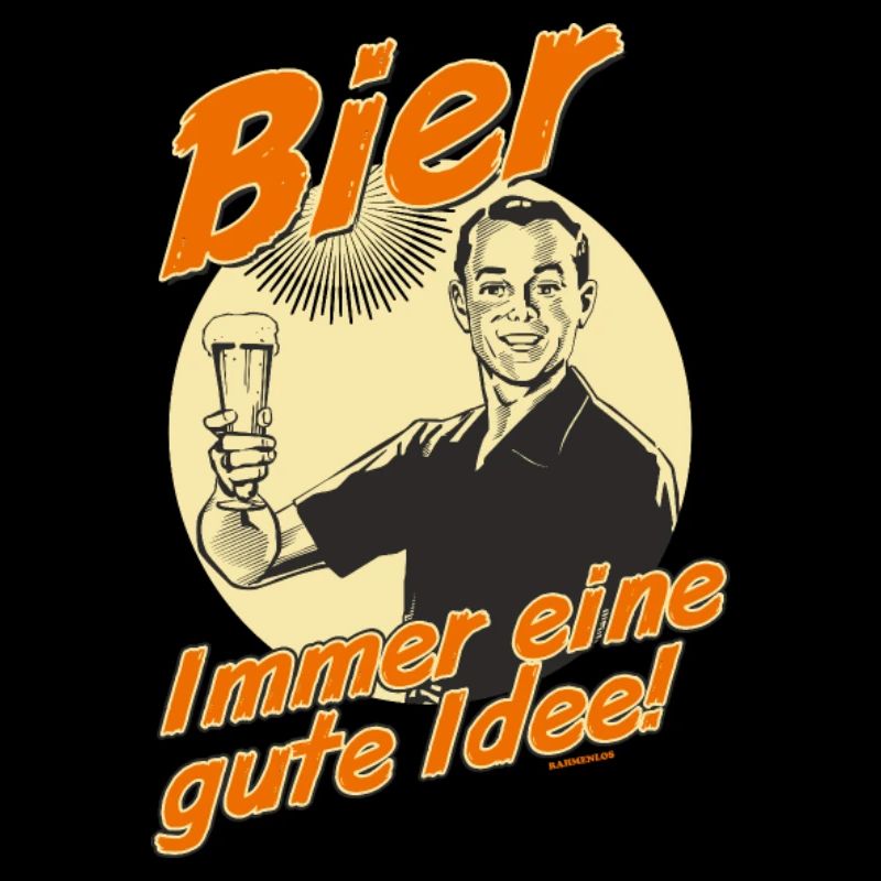 AD Bier gute Idee - Geburtstags Geschenk -