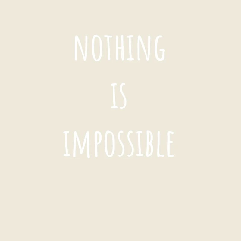 Rien n’est impossible impossible