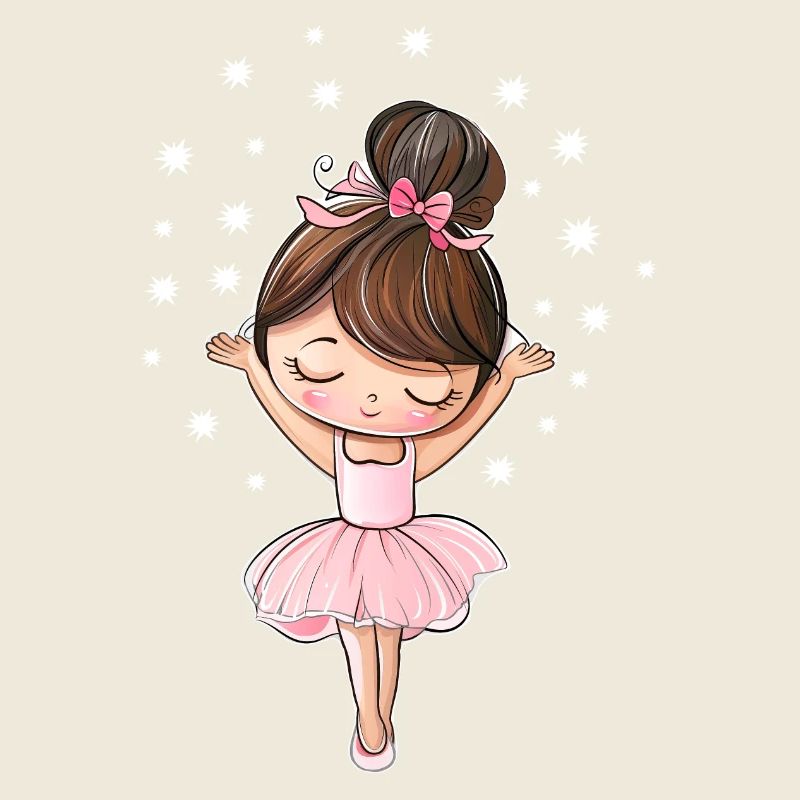 Ballerina with stars
