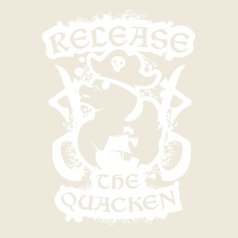 Release The Quacken Funny Pirate Duck