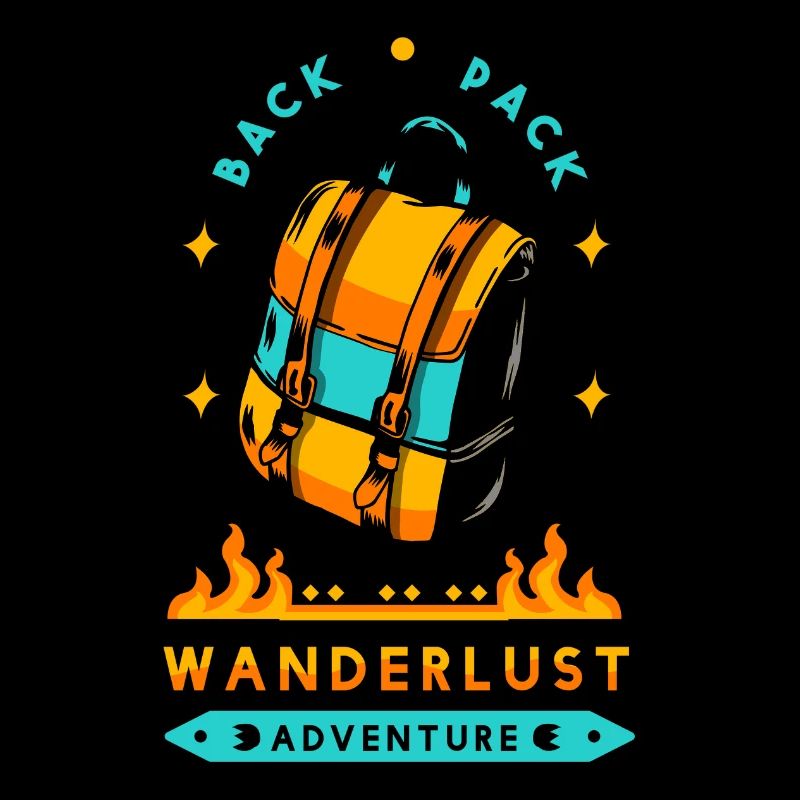 Wanderlust Rucksack Travel Backpack