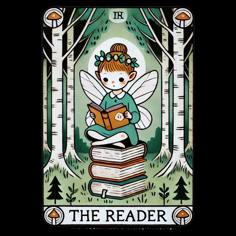 The Reader Tarot Card Design