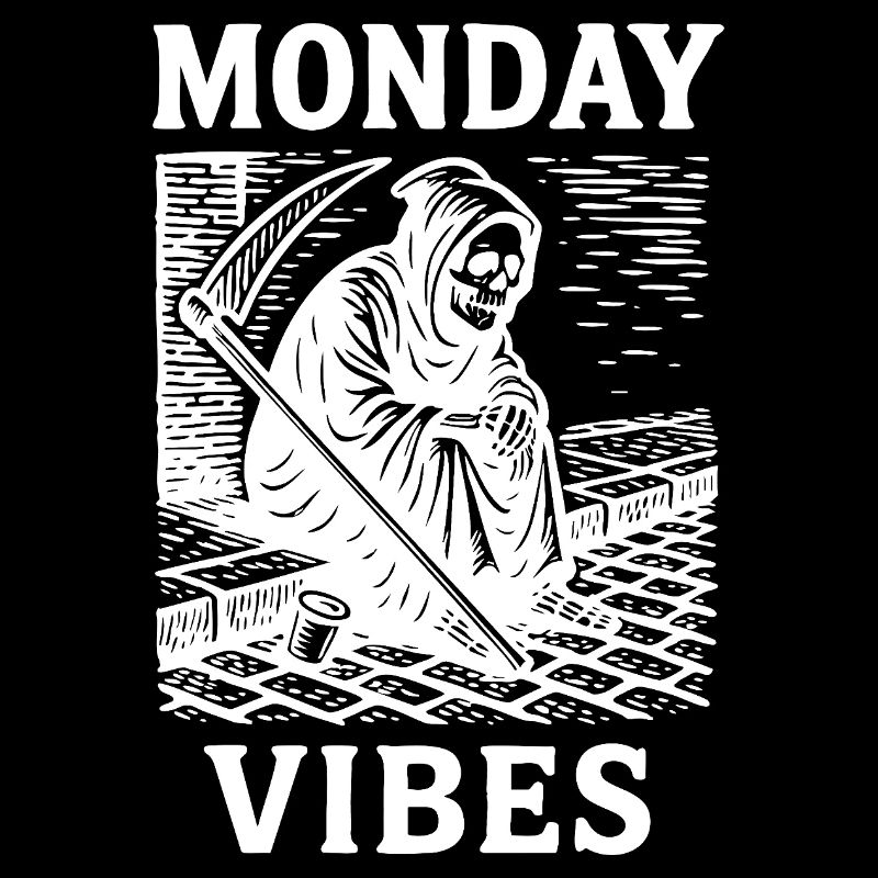 Monday Vibes – Grim Reaper in Wooden Hatching