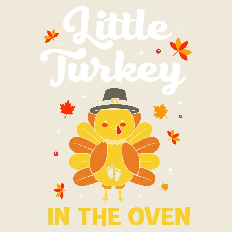 Thanksgiving Gender Reveal Werdende Mutter