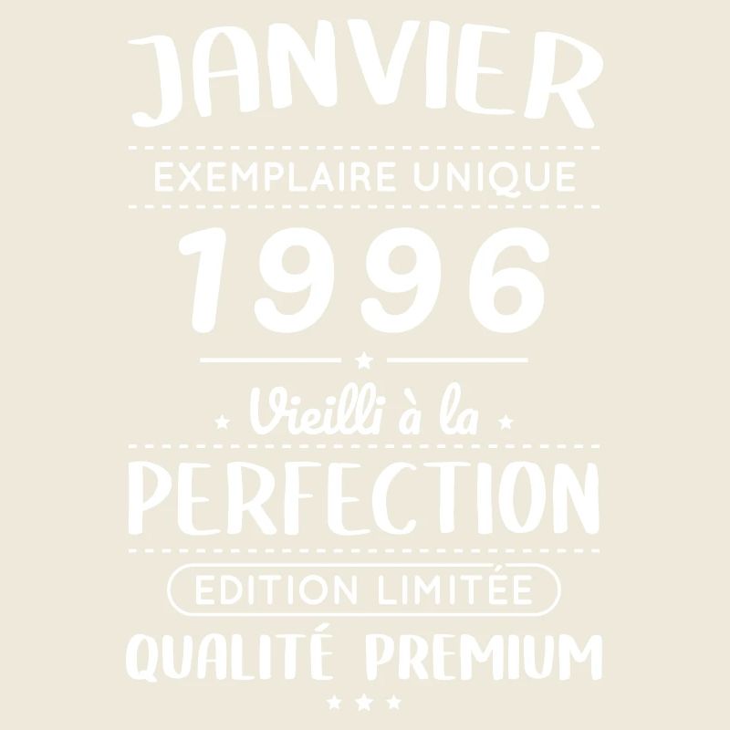 Anniversaire 30 ans - Janvier 1996 Perfection