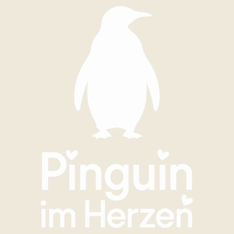 Penguin In The Heart Cute Penguin Saying For