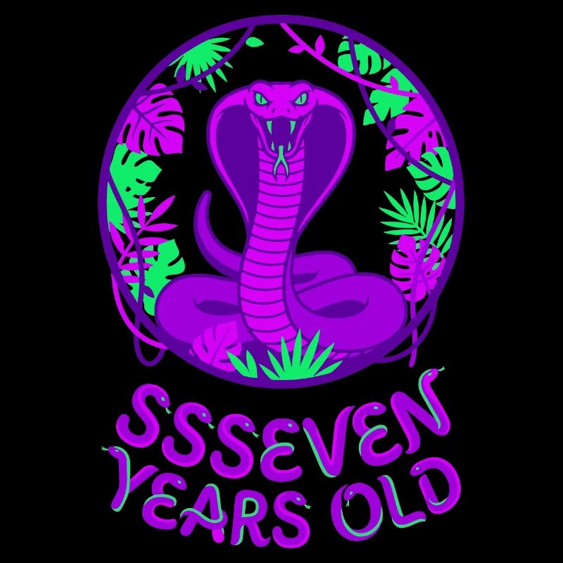 Serpent cobra de sept ans