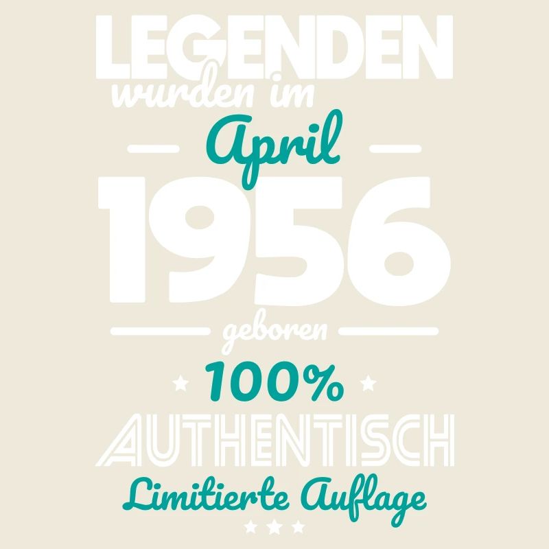 70th Birthday - Legends Were Created in April 1956