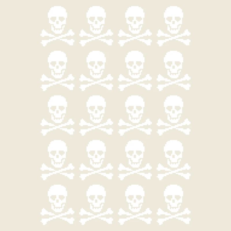 Skull & Crossbones Repeating Pattern