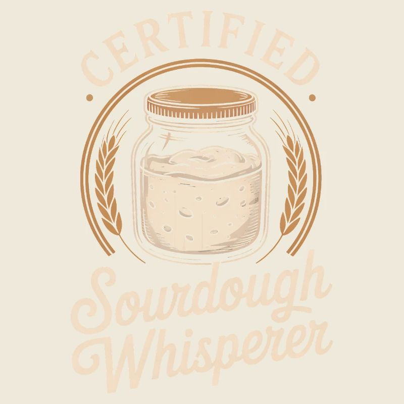 Sauerteig-Flüsterer-Krug-Abzeichen