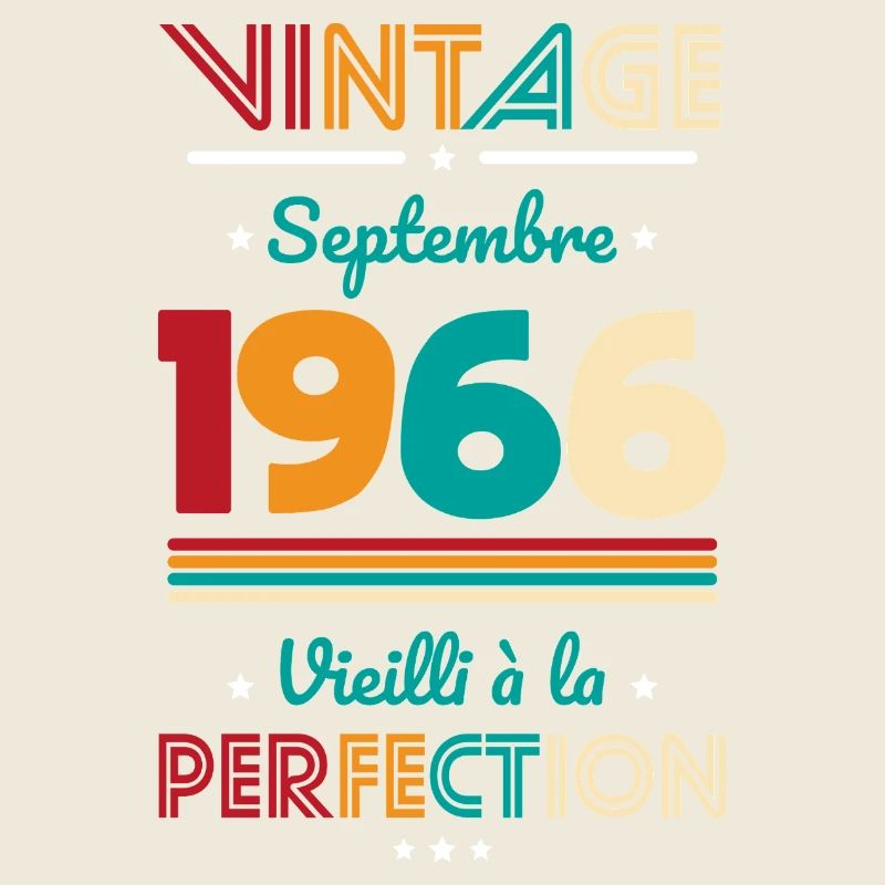 Anniversaire 60 ans - Vintage - Septembre 1966