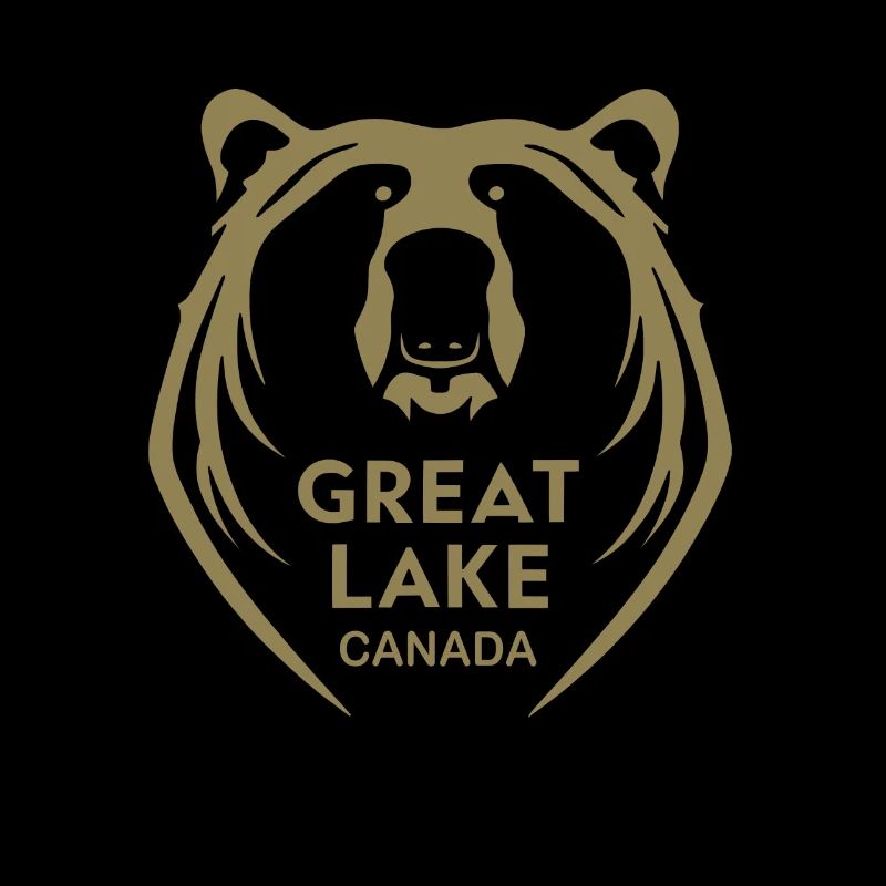 Great Bear Lake Silhouette Face