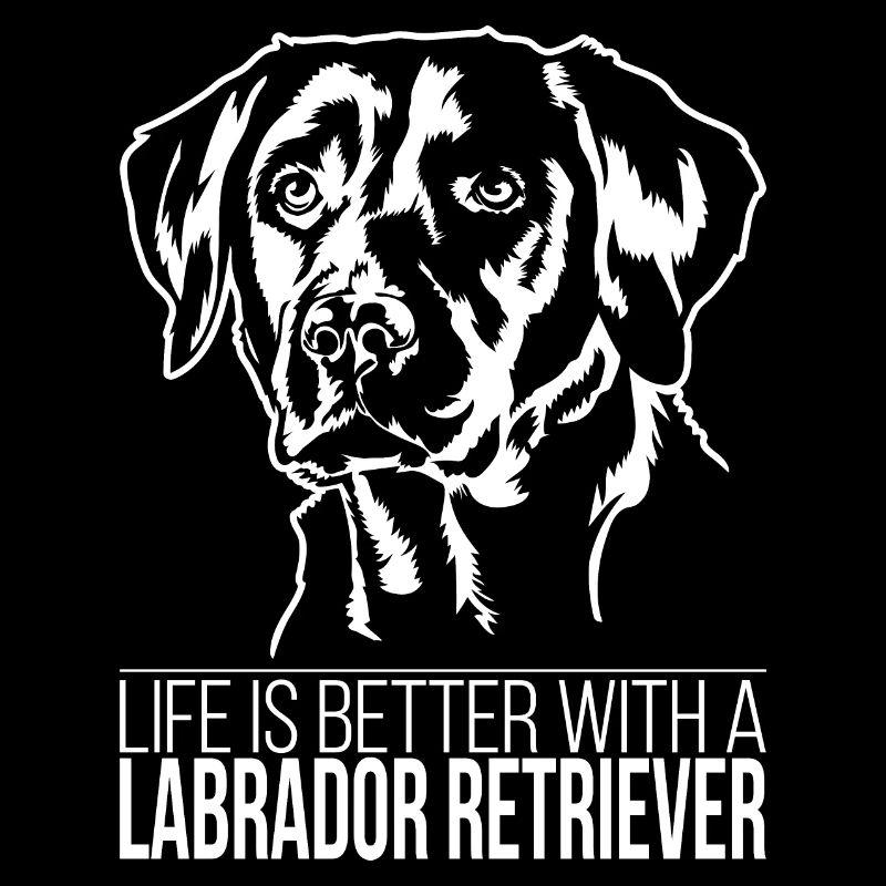 Labrador Retriever life is better Hunde Wilsigns