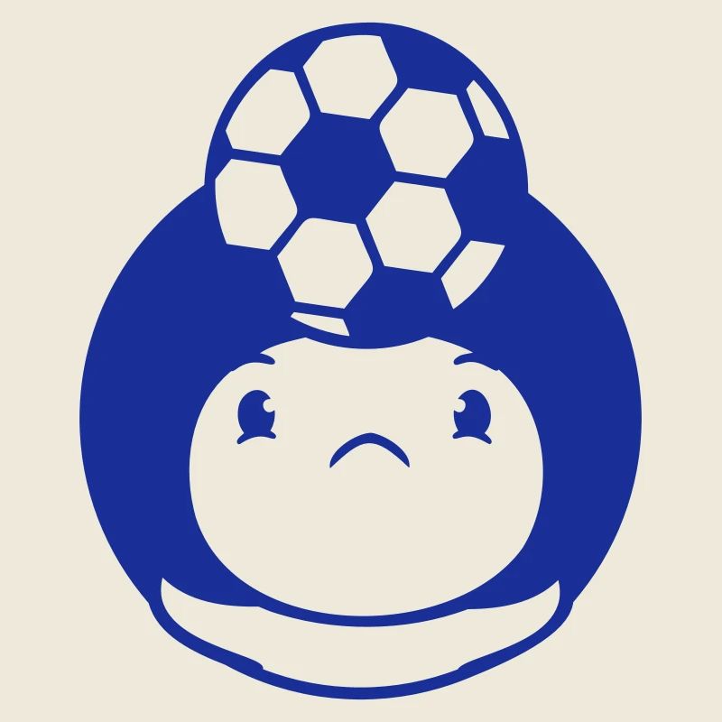 Duck Playing Soccer Header Ball Balancing Head