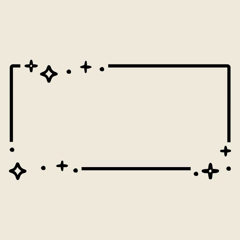 Sternchen Sterne Rahmen