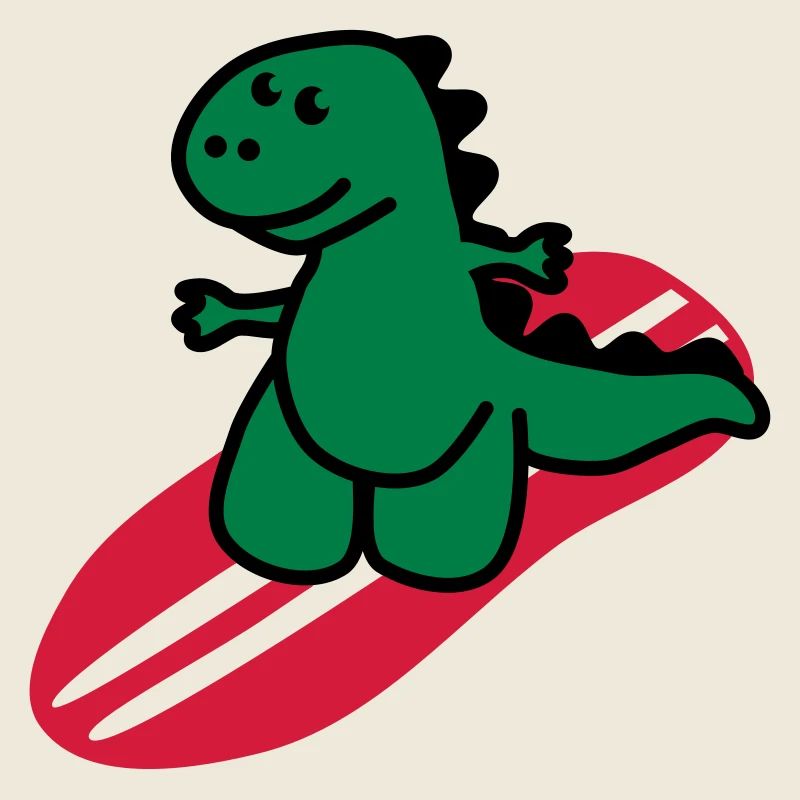 Surfing Dinosaurier