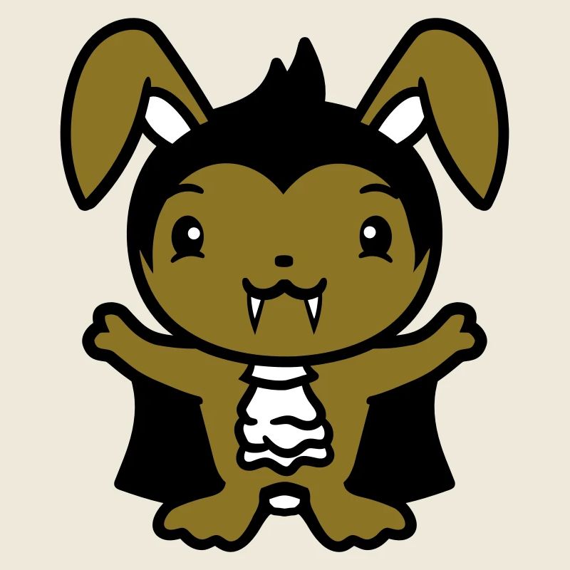 Bunny Vampire Sharp Long Teeth Halloween Costume