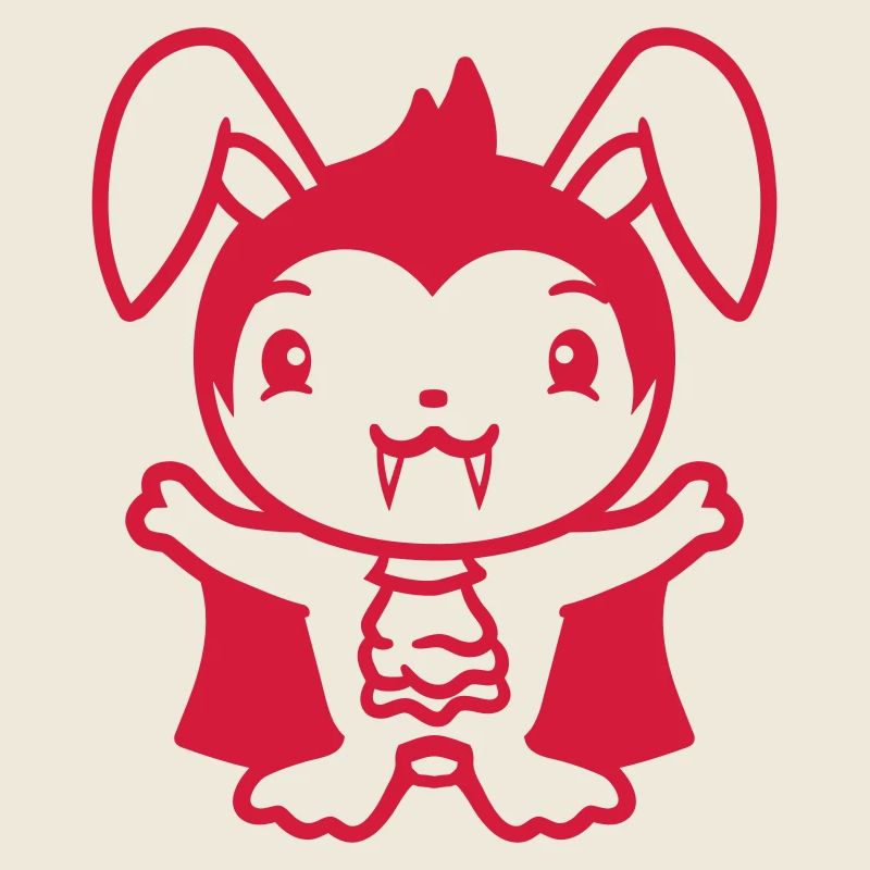 Bunny Vampire Sharp Long Teeth Halloween Costume