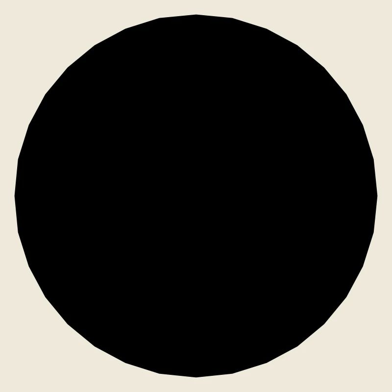 Mathematics-symbol - black circle - hole