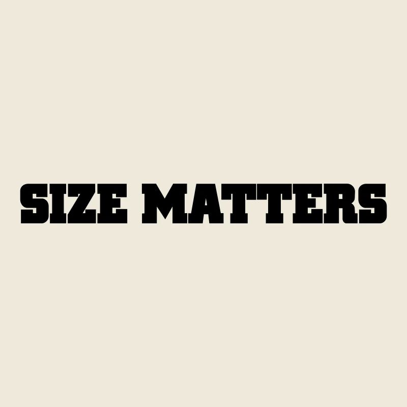 size matters