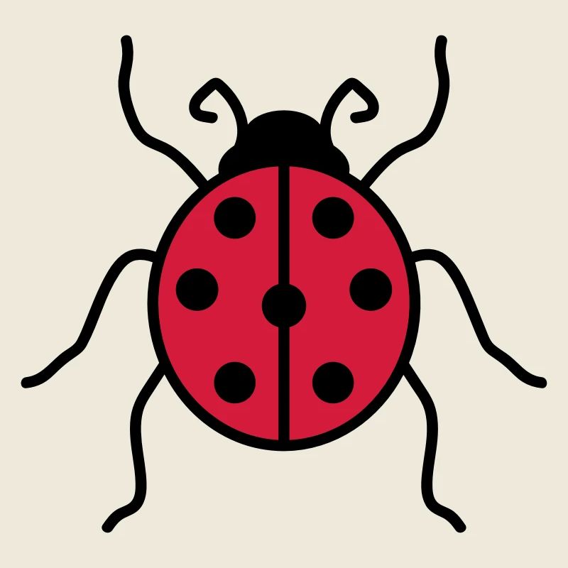 ladybug small cute cute beetle red dot