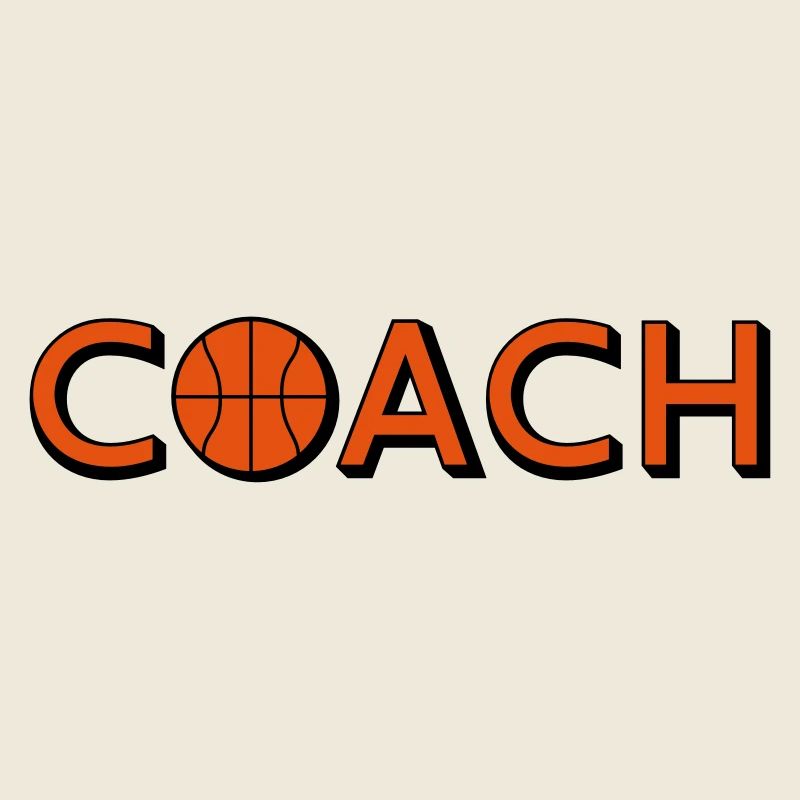 Basketball Coach Logo Design