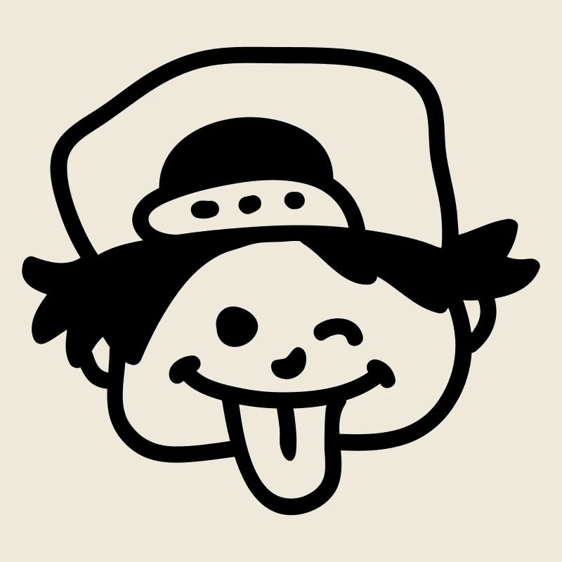 Frecher Junge - line