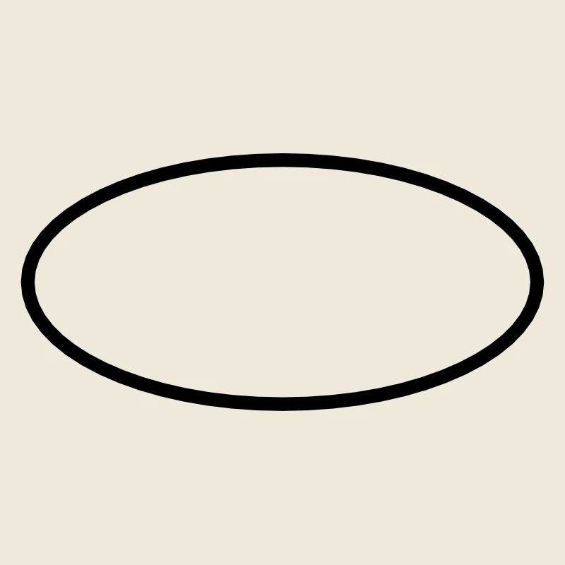 Math symbol - ellipse