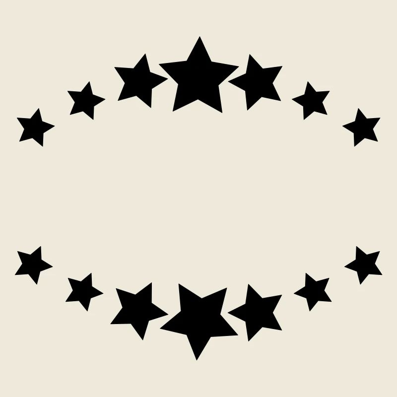 Sterne //Emblem //Textfeld //Logo //Symbol //Bogen