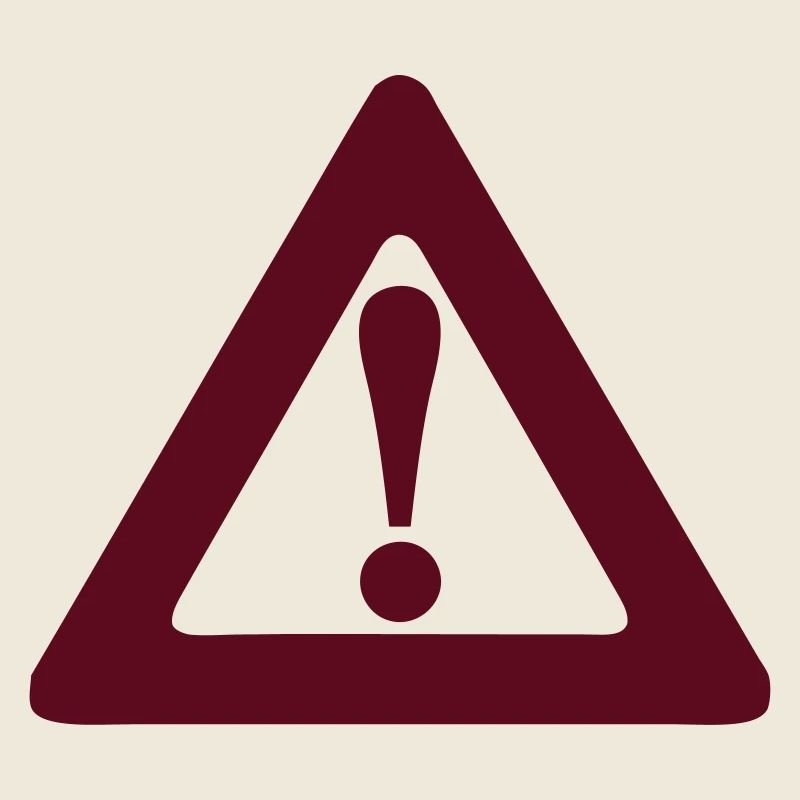Danger icon exclamation triangle