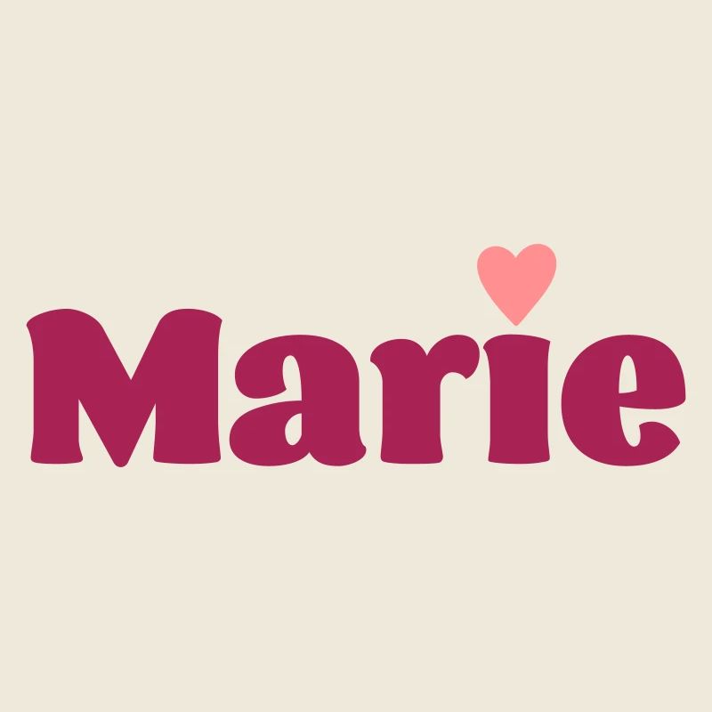 Marie mit Herz Geschenk