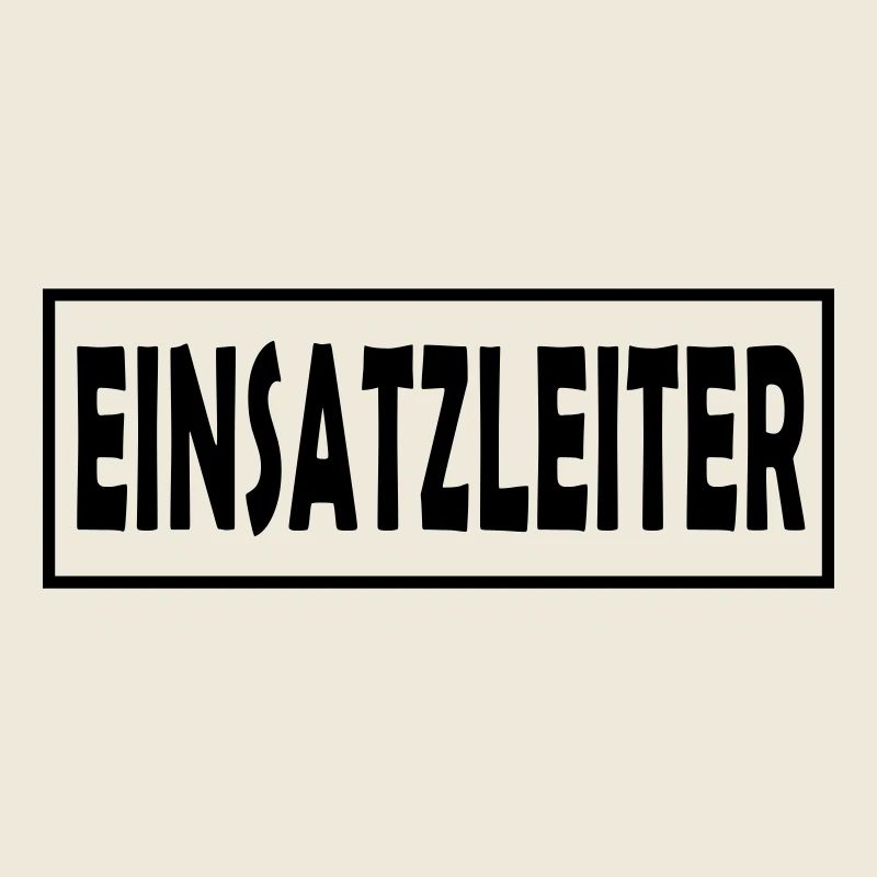 Einsatzleiter 01 - einfarb
