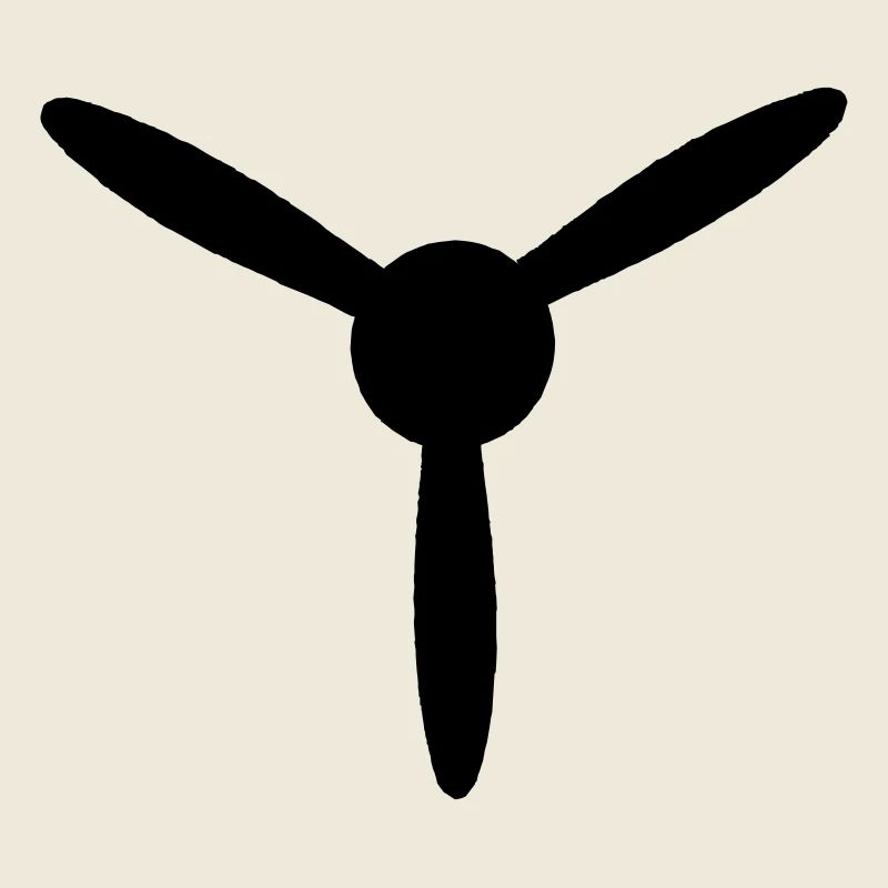 3-Blatt Propeller 1 Farbe