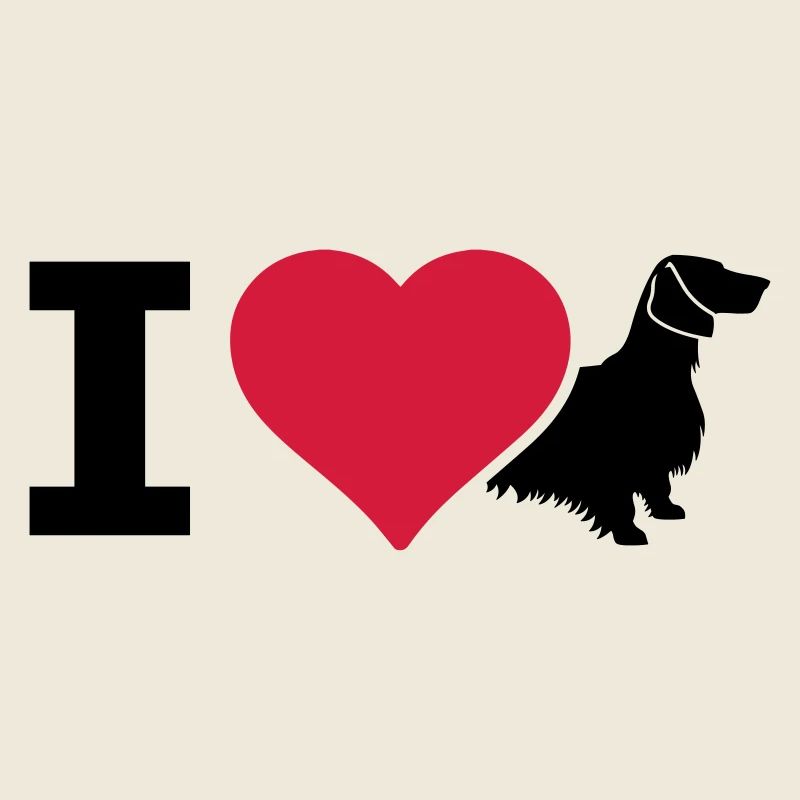 IL Teckel à poil long teckel