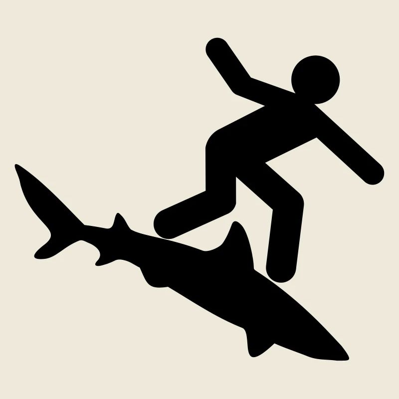 Hai - Surfer auf Hai