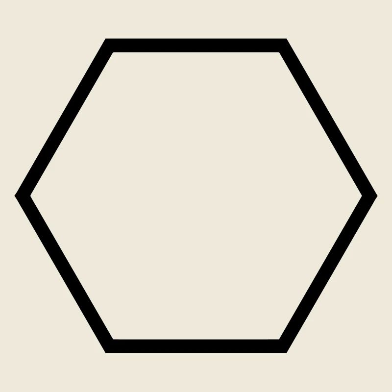 Hexagon Hexagone Sechseck Form - Custom it !
