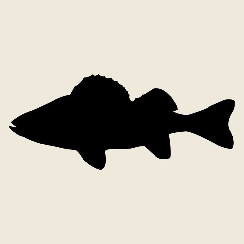 barsch fisch silhouette